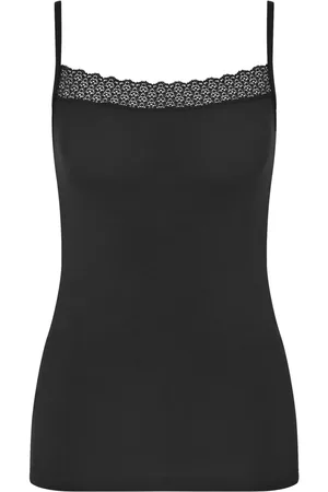 Triumph Top with spaghetti straps - Black 00XS - Feel Of Modal - Unterwäsche für Frauen