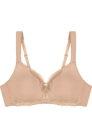 Triumph Non-wired bra - Beige 075 - Modern Lace+cotton - Unterwäsche für Frauen