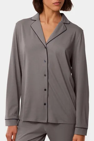 Triumph Long-sleeve top - Grey 0040 - O-boyfriend - Homewear für Frauen