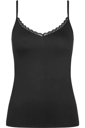 Triumph Top with spaghetti straps - Black 036 - Feel Of Cotton - Unterwäsche für Frauen
