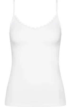 Triumph Top with spaghetti straps - White 042 - Feel Of Cotton - Unterwäsche für Frauen