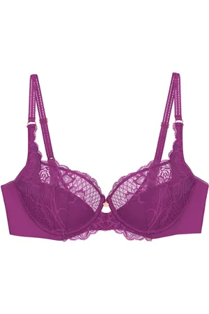 Triumph Wired bra - Purple 075 - Wild Peony Florale - Unterwäsche für Frauen