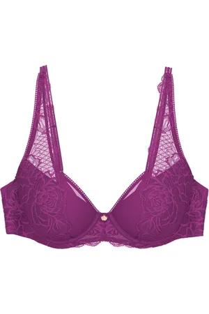Triumph Wired padded bra - Purple 070 - Wild Peony Florale - Unterwäsche für Frauen