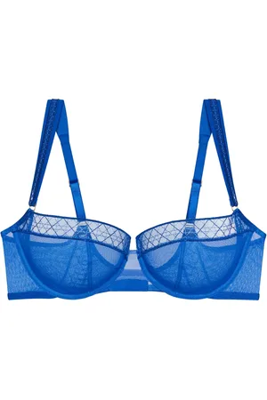 Triumph Wired bra - Blue 075 - Palina Cosmic Heartbeat - Unterwäsche für Frauen