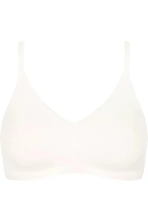 Sloggi Soft Bra - White 00XL - Go Daily Cotton - Unterwäsche für Frauen