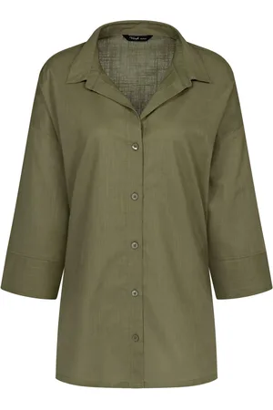 Triumph Long-sleeve top - Dark Green 0044 - Summer Wear - Homewear für Frauen