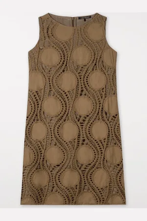 Luisa Cerano Mini Dress With Crochet Details 798489 3619 Col 737 - 14:40