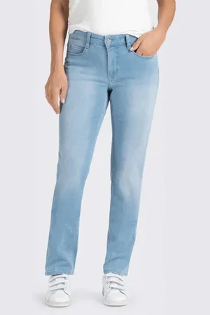 Mac Basic Bleached Mac Dream Straight Leg Jeans - 40/32