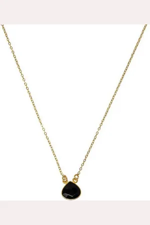 Ashiana Cosmos Gold Necklace Onyx
