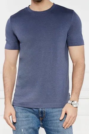HUGO BOSS Boss - H-thompson 57 Dark Sport T-shirt In Pique Cotton Blend 50521129 412 - Xxl