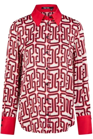 Marc Aurel Blouse In Chain Print - Uk 10