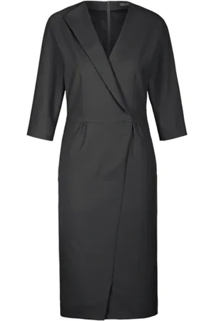 Riani Three Quarter Length Sleeves Midi Dress 336370-3987 - 10/36