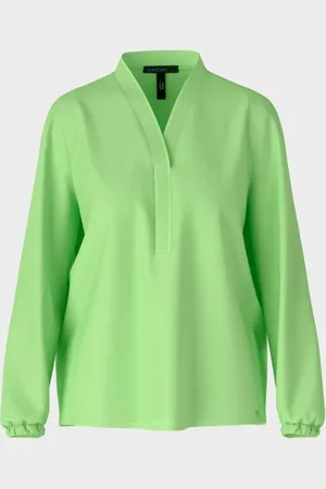 Marc Cain Blouse With V Neck In Apple Wa 51.03 W39 Col 531 - 6