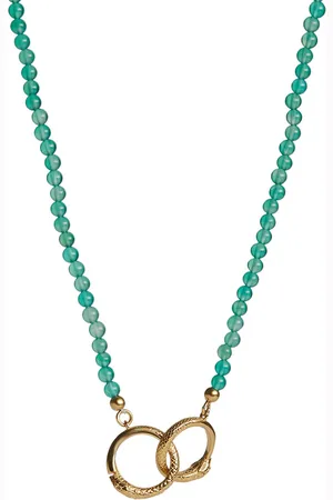 Rachel Entwistle Ouroboros Onyx Necklace - 16