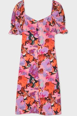 Paul Smith Marble Print Dress - It-38 - Uk6