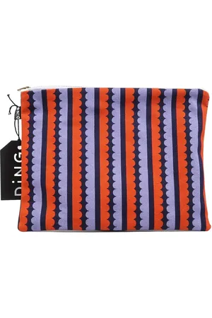 Ding Ding Scallop Design Cotton Pouch - Large