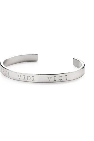 Renné Jewellery Stamped Bangle - None / Inside