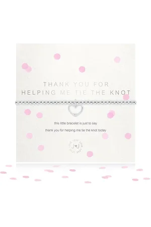 Joma Jewellery A Little Thank You For Helping Me Tie The Knot Bracelet 3485