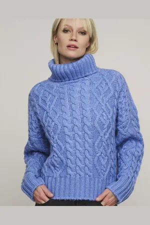 Rino & Pelle Twiggy Turtle Cable Knit - S