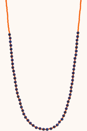 HN Jade & Orange Beaded Necklace