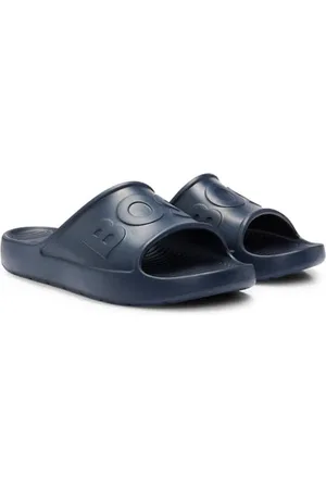 HUGO BOSS Boss - Darian - Dark Lightweight Eva Slides With Logo Strap 50498207 - Uk 7 (41)