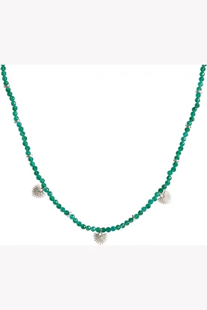Rachel Entwistle Ishtar Necklace Onyx Silver - Silver