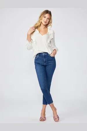 Paige Radio Star Sarah Slim Crop Jeans - 24