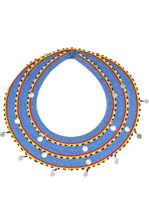 ARTISANS & ADVENTURERS Beaded Maasai Collar 
