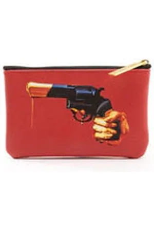 SELETTI " Astuccio In Pu Toiletpaper 15,5x9,5 Revolver Art 02515"