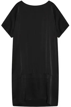 cashmere-fashion-store Crossley Seiden-mix Kleid Sult Rundhalsausschnitt Kurzarm - S / Schwarz