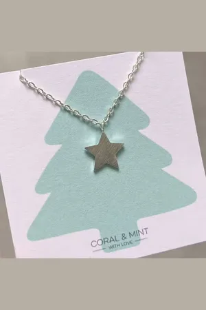 Coral Star Necklace