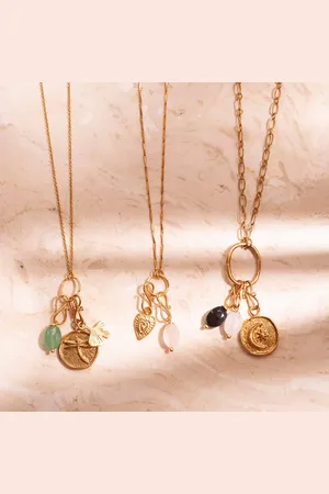 A Beautiful Story Mix & Match Plated Necklace - 3 Sizes Available - - 45 - 48 Cm