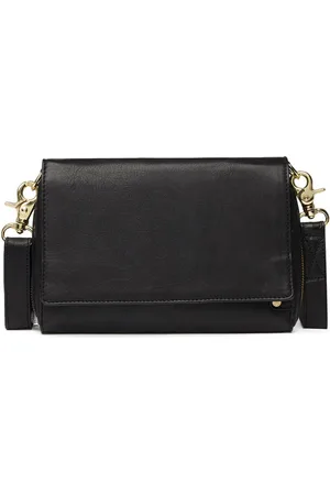 DEPECHE Soft Leather Crossbody Flap Handbag