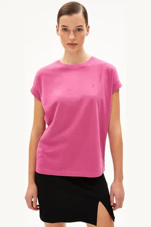 Armedangels Idaara Organic Cotton T-shirt | Crushed Berry - S