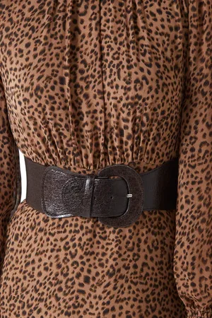 Attic Womenswear Elasticated Belt With Buckle