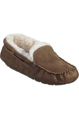 Shepherd of Sweden Sheepskin Steffo Moccasin Slipper - - Eu45 (Uk11)