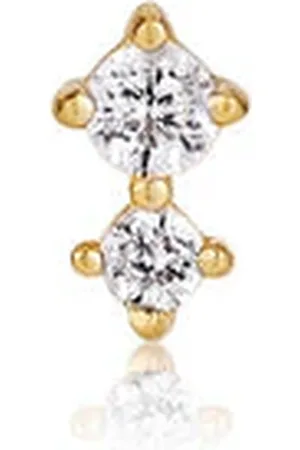 ANIA HAIE Double Sparkle Bezel Barbell Single Earring