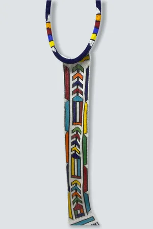 Botanical Boys Ndebele Beaded Necklace Zulu