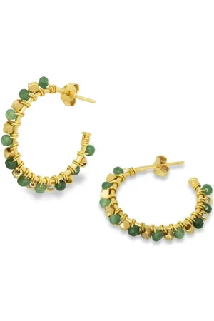 Ashiana Mini Riva Earrings - Jade