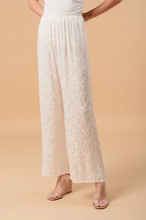 Grace & Mila Grace Et Mila - Pantalon Fluide Blanc - M