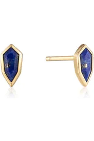 ANIA HAIE Lapis Emblem Stud Earrings In
