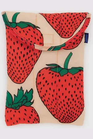 Baggu Puffy Tablet Sleeve Strawberry 8"