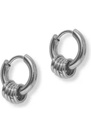 A Weathered Penny Silver Hoops
