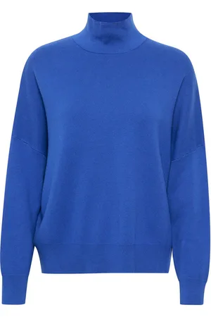 INWEAR Tenleyiw Turtleneck Jumper Sea - Uk 10
