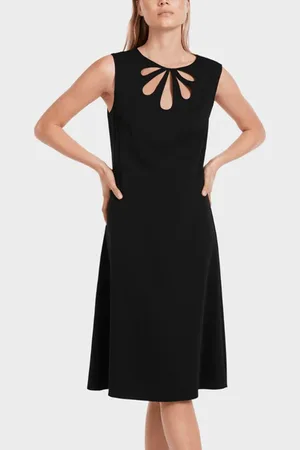 Marc Cain Tailored Dress With Cut Out Vc 21.38 W16 Col 900 - 2 / 900