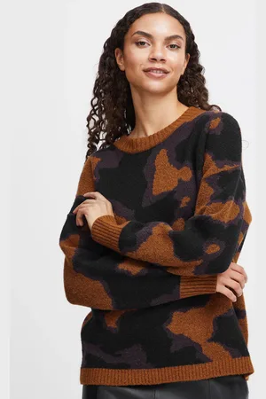 B YOUNG Bynatta Jumper Sugar Almond Mix - Uk 10
