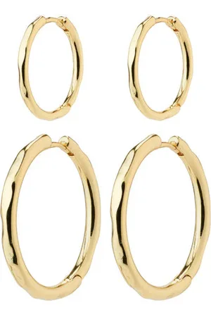 Pilgrim Eve Hoop Earrings 2-in-1 Set -plated
