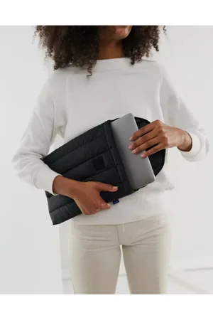 Baggu Puffy Laptop Sleeve 13" 14" - Laptop Tasche Schwarz - 13/14