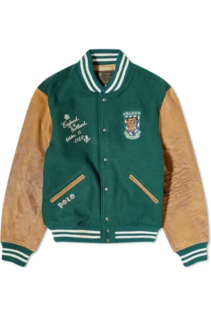 Ralph Lauren Lined Varsity Jacket Hunt Club - L