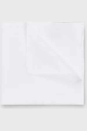 HUGO BOSS Boss - Italian-made Pocket Square In Easy-iron Cotton 50480268 100 - One Size